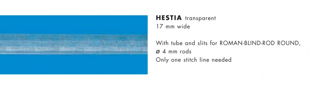 Шторная лента для римских штор Hestia